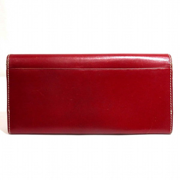 Comsa de Mode Beige Leather Long Wallet for Women in Good Condition