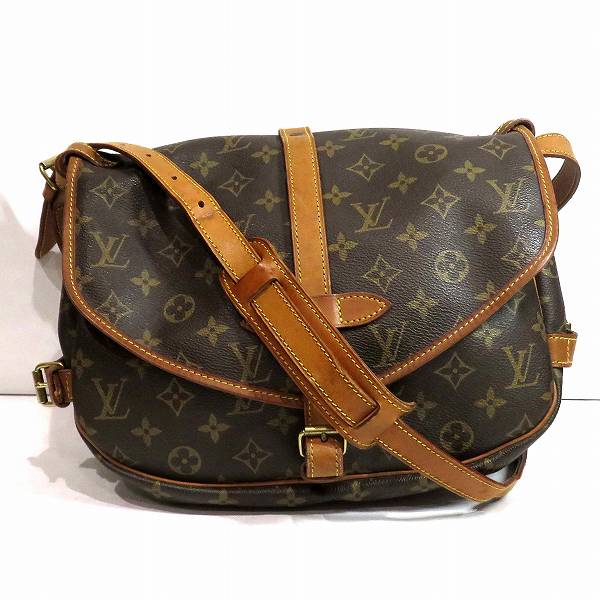 Louis Vuitton Monogram Saumur 30 Shoulder Bag M42256 in Good Condition