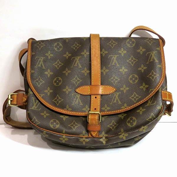 Louis Vuitton Monogram Saumur 30 Shoulder Bag M42256 in Good Condition