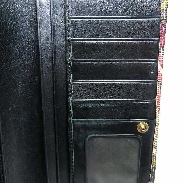 Vivienne Westwood Leather Bifold Long Wallet in Fair Condition