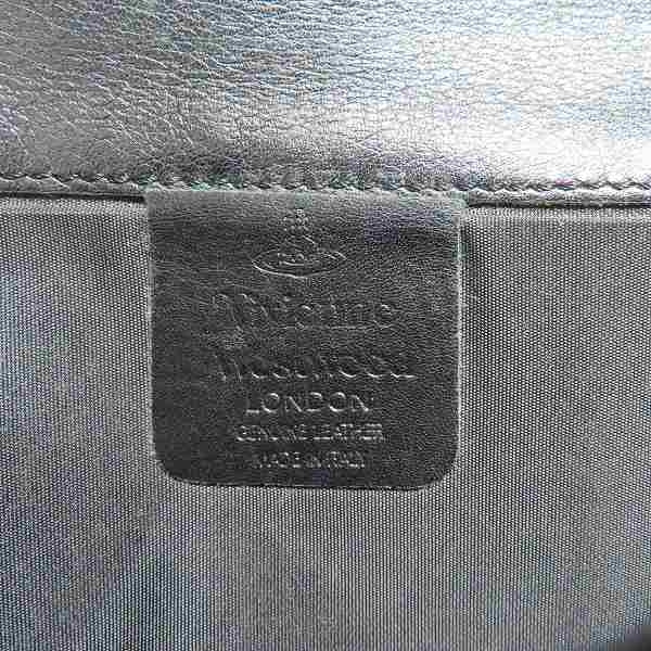 Vivienne Westwood Leather Bifold Long Wallet in Fair Condition