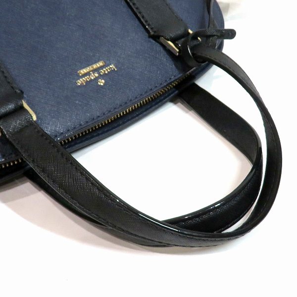 Kate Spade Beige Navy 2WAY Handbag