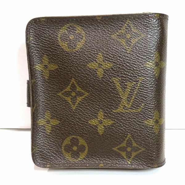 Louis Vuitton Monogram Compact Zip Wallet M61667 in Good Condition