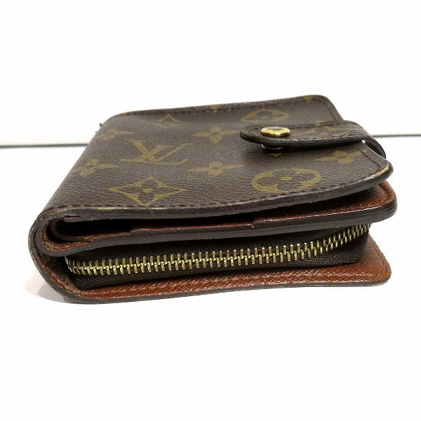 Louis Vuitton Monogram Compact Zip Wallet M61667 in Good Condition