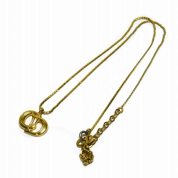 Dior Gold CD Logo Necklace