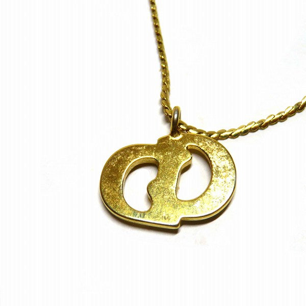 Dior Gold CD Logo Necklace