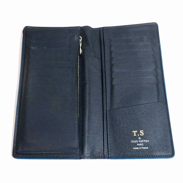 Louis Vuitton Taiga Portefeuille NM Blue Wallet