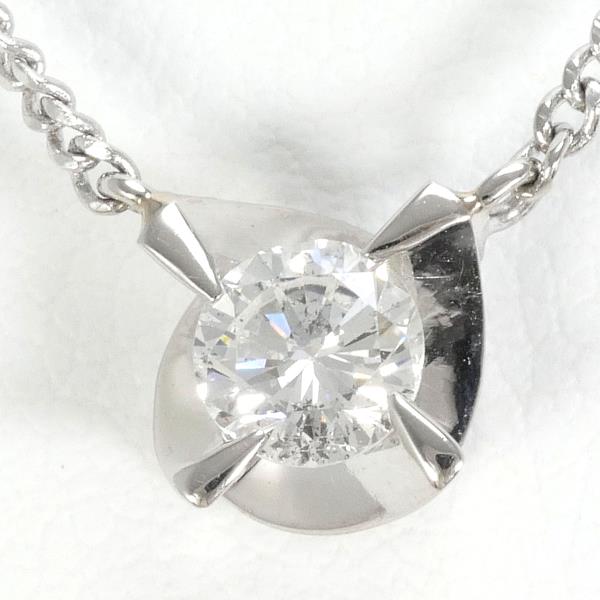 PT850 Platinum Diamond Necklace 0.32 SI2