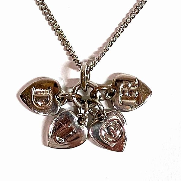 Dior Heart Logo Necklace for Women in Good Condition