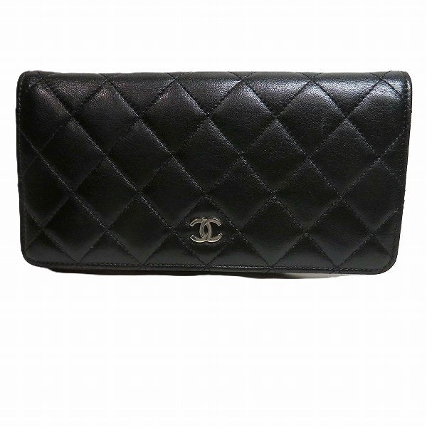 Chanel Matelasse Lambskin Long Wallet A31509