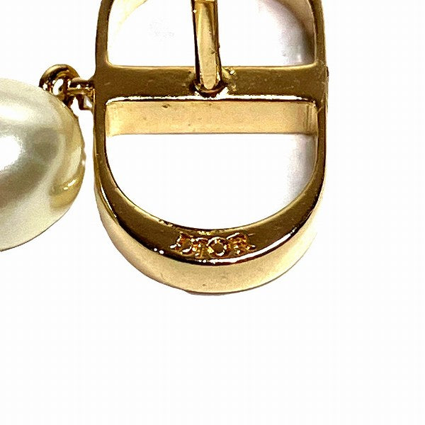 Dior Metal Resin Pearl Earrings E1520PTCRS in Great Condition