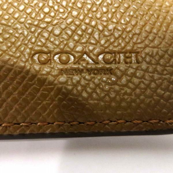 Coach Leather Key Case Keyring F76741