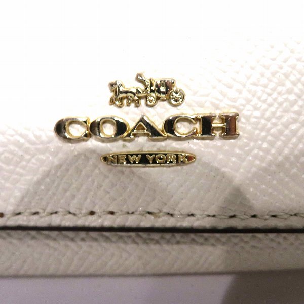 Coach Leather Key Case Keyring F76741