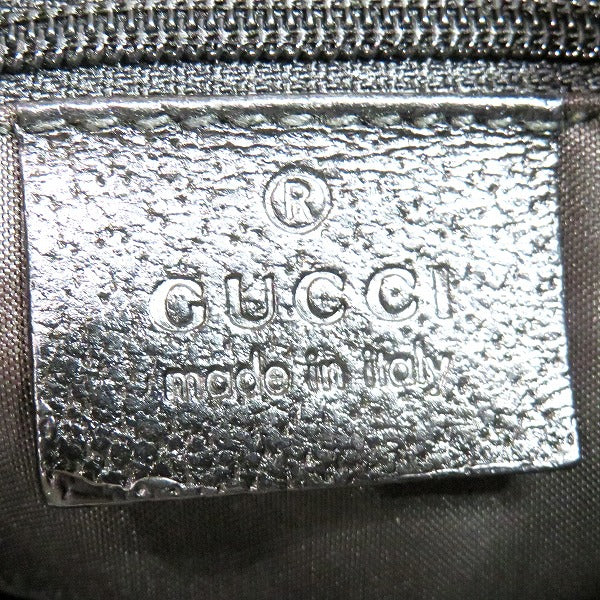 Gucci Jackie Canvas Leather Shoulder Bag