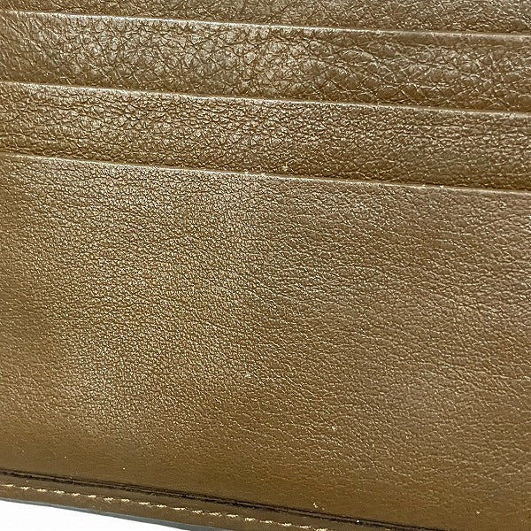 Dior Honeycomb Brown Vintage Bifold Wallet