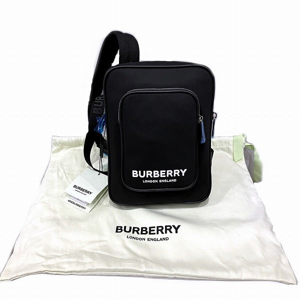 Burberry Nylon Leather Shoulder Bag 8054747 in Pristine Condition