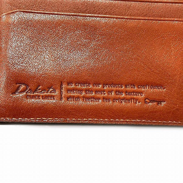 Dakota Black Label Etica Leather Bifold Wallet in Good Condition