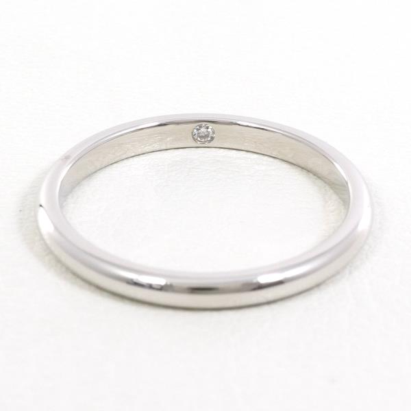 Chaumet PT950 Platinum Diamond Ring Size 14.5 in Excellent Condition