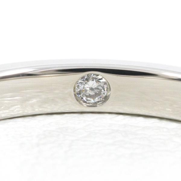 Chaumet PT950 Platinum Diamond Ring Size 14.5 in Excellent Condition