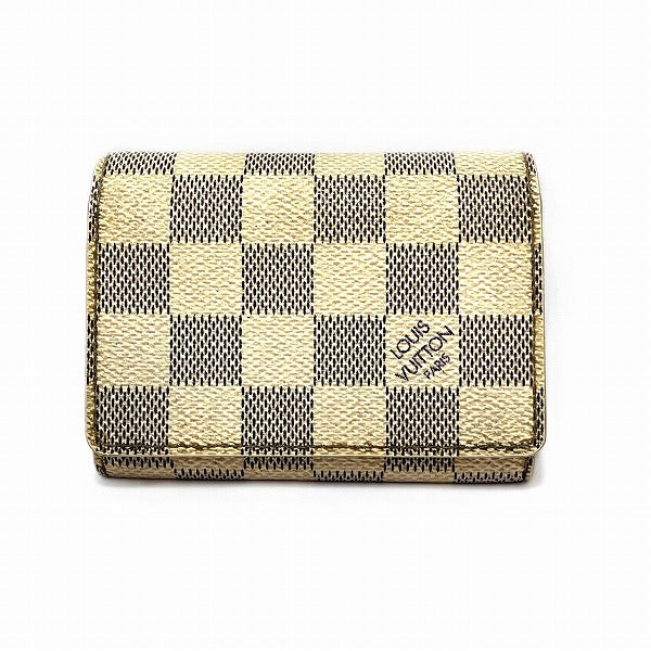 Louis Vuitton Damier Azur Envelope Business Card Holder N61746 in Good Condition