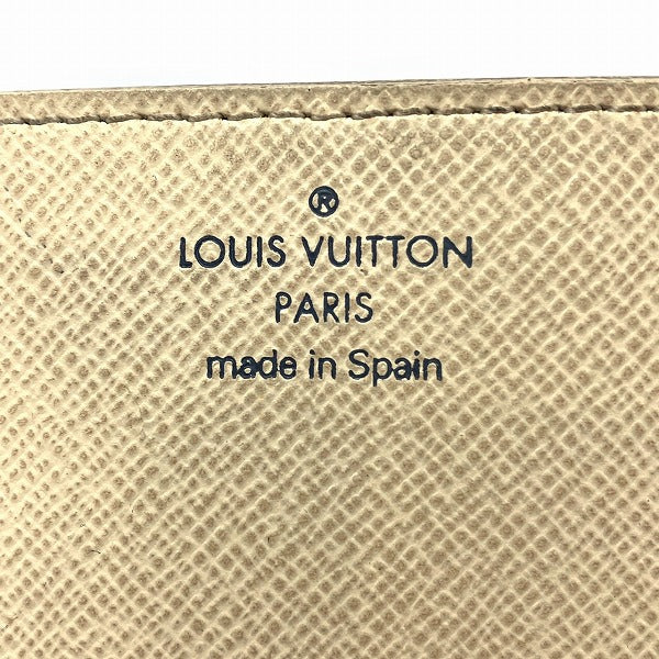 Louis Vuitton Damier Azur Envelope Business Card Holder N61746 in Good Condition