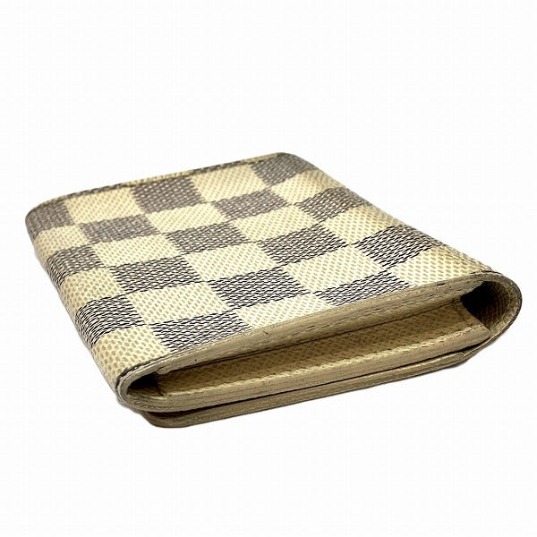 Louis Vuitton Damier Azur Envelope Business Card Holder N61746 in Good Condition