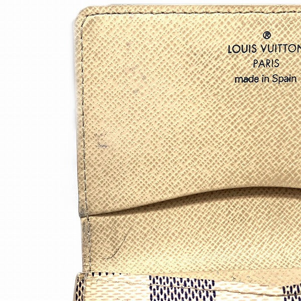 Louis Vuitton Damier Azur Envelope Business Card Holder N61746 in Good Condition