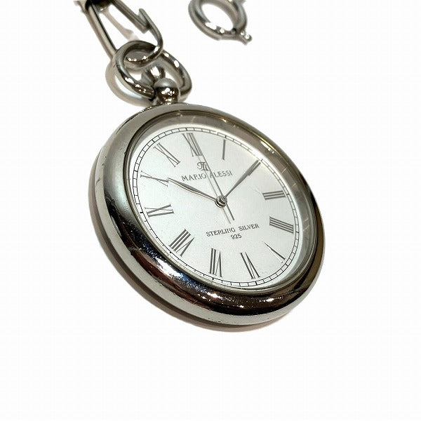 Mario Alessi MP-256 Quartz Pocket Watch in Good Condition