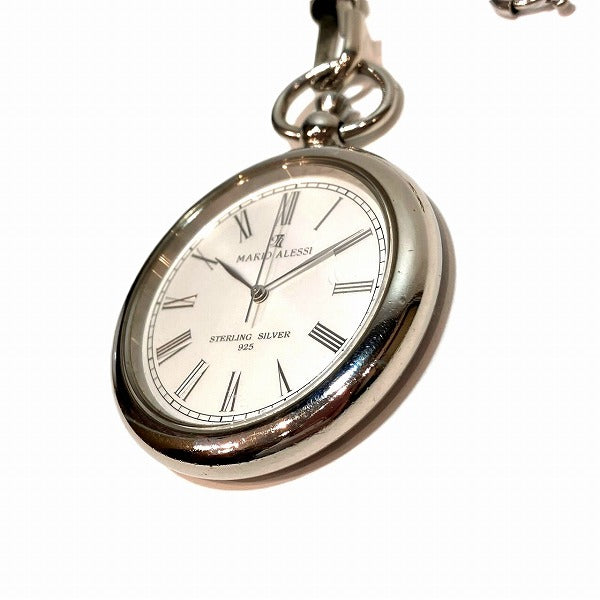 Mario Alessi MP-256 Quartz Pocket Watch in Good Condition