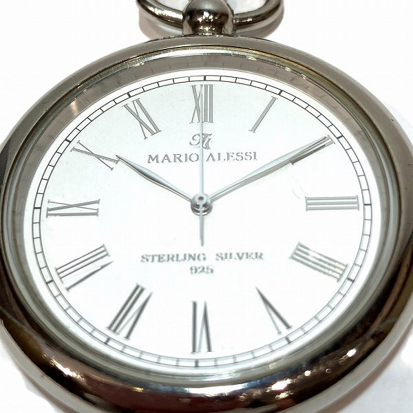 Mario Alessi MP-256 Quartz Pocket Watch in Good Condition