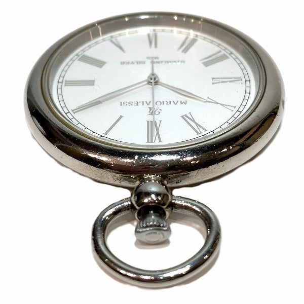 Mario Alessi MP-256 Quartz Pocket Watch in Good Condition