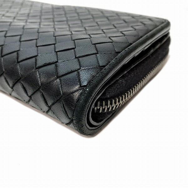 Bottega Veneta Intrecciato Leather Bifold Wallet in Good Condition