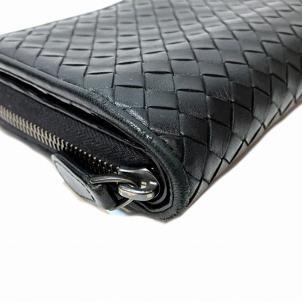 Bottega Veneta Intrecciato Leather Bifold Wallet in Good Condition