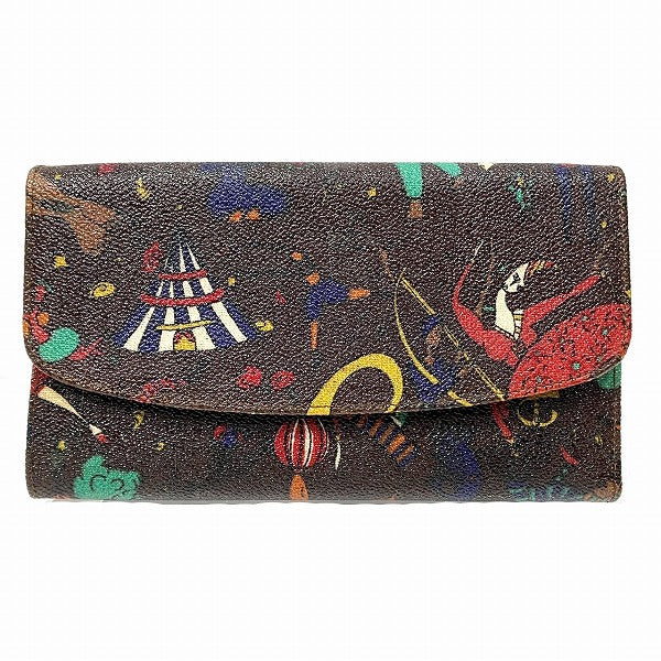 Pierotu Guidi Magic Circus PVC Leather Long Wallet in Great Condition