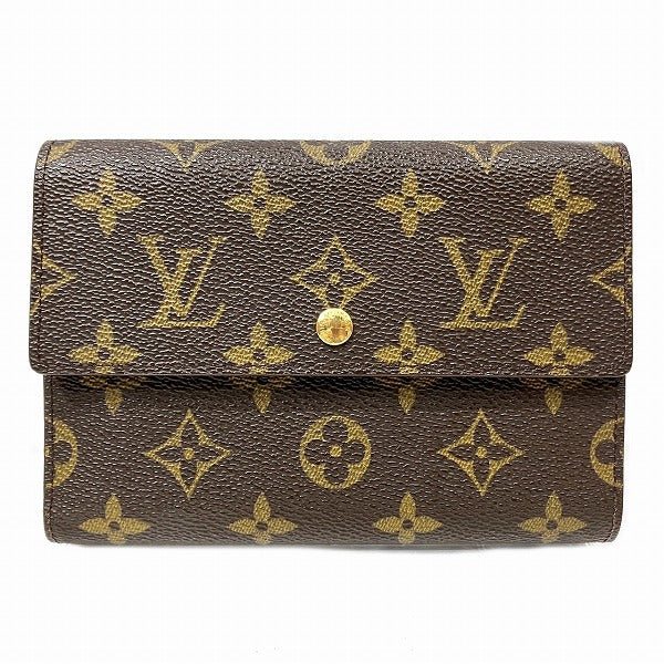 Louis Vuitton Monogram Portefeuille Tresor Wallet M61202 in Good Condition