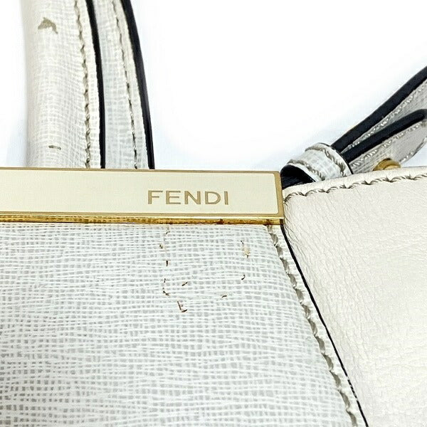 Fendi Leather Petit 2Jours Handbag 8BH253