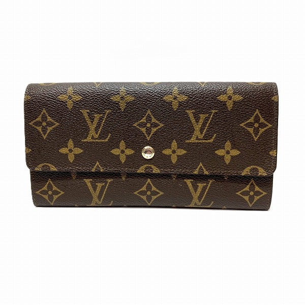 Louis Vuitton Monogram Pochette Monet Credit Long Wallet M61724 in Good Condition