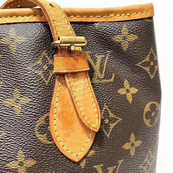 Louis Vuitton Monogram Petit Bucket Tote Bag M42238