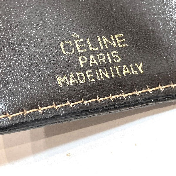 Celine Macadam Horse Carriage Canvas Leather Key Case in Great Condition