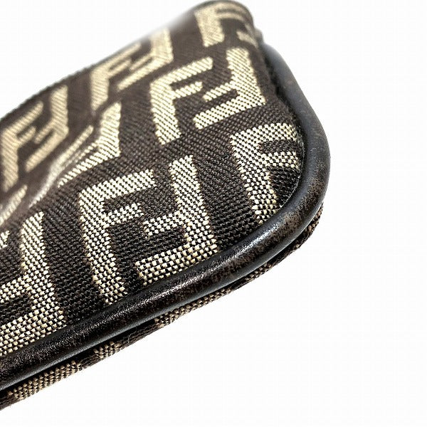 Fendi Zucca Canvas Coin Case Unisex