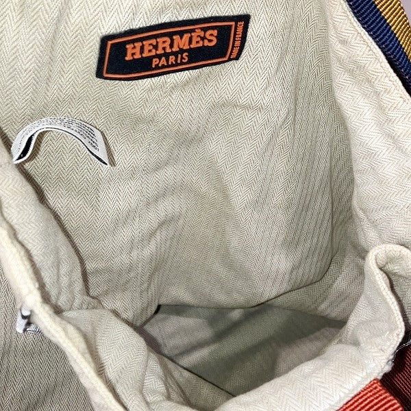 Hermes Cavalier Canvas Shoulder Bag in Good Condition