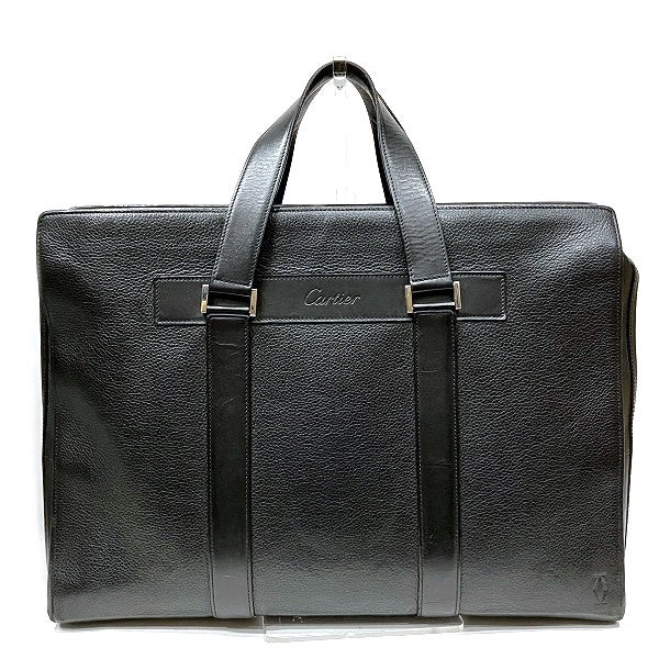 Cartier Calf Leather Briefcase Business Bag