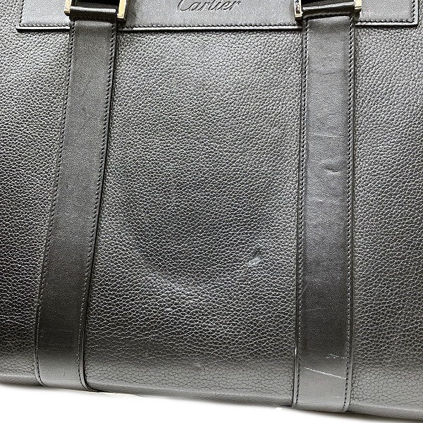 Cartier Calf Leather Briefcase Business Bag