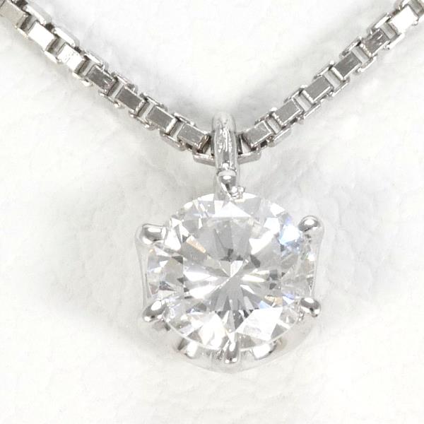 PT850 Platinum Necklace with 0.20ct Diamond in Excellent Condition