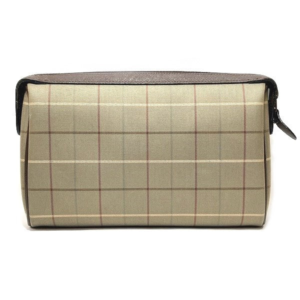 Burberry Canvas Clutch Bag Unisex in Good Condition