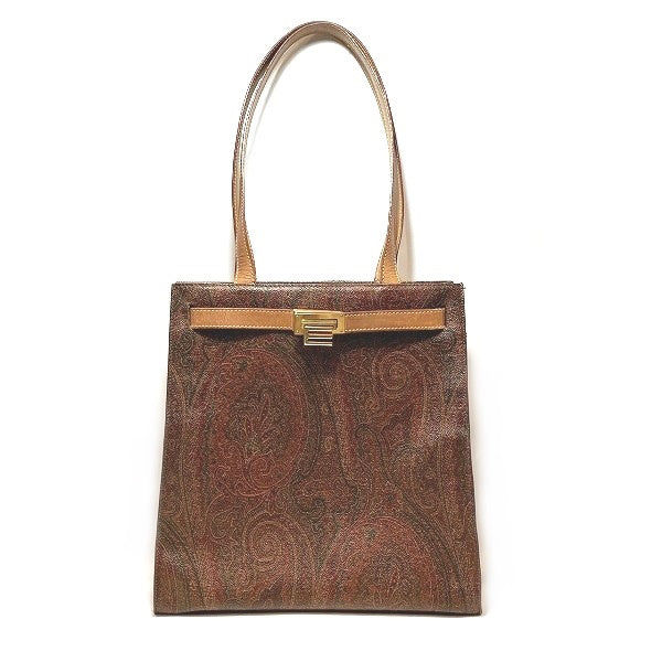 Etro Paisley Tote Bag PVC Leather