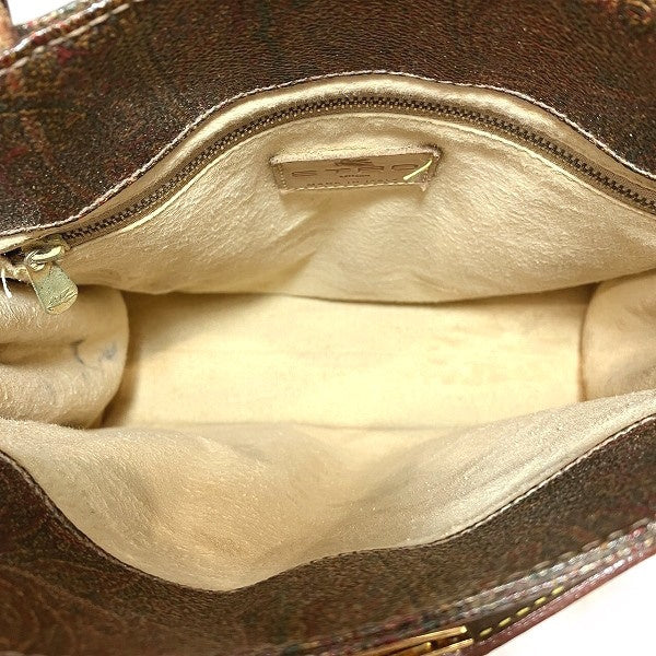 Etro Paisley Tote Bag PVC Leather