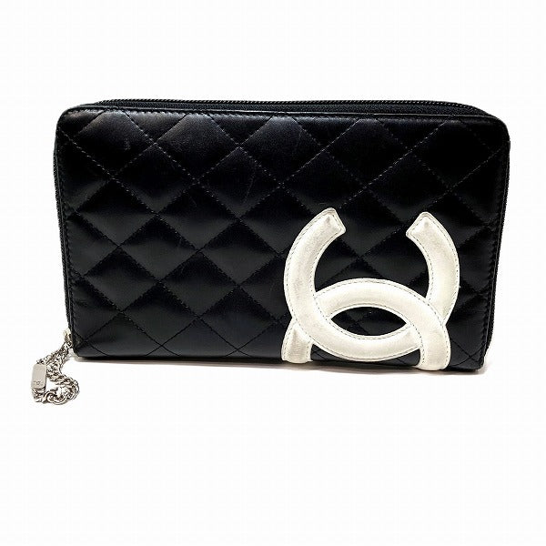 Chanel Cambon Organizer Zip Wallet A26710