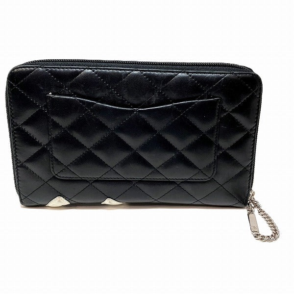 Chanel Cambon Organizer Zip Wallet A26710