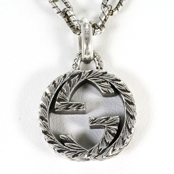 Gucci Interlocking G Silver 925 Necklace